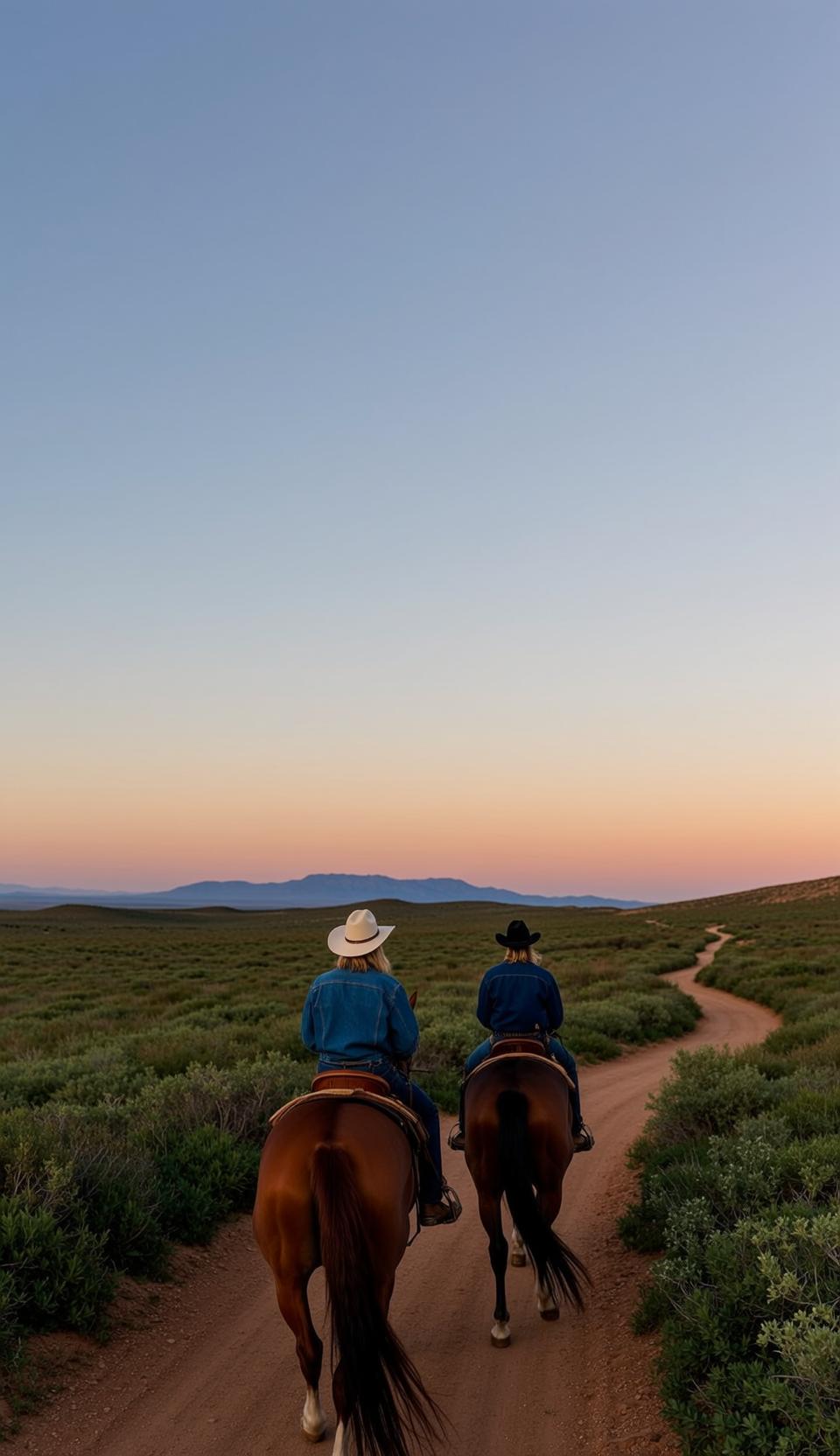 Desert Horseback Riding Portrait