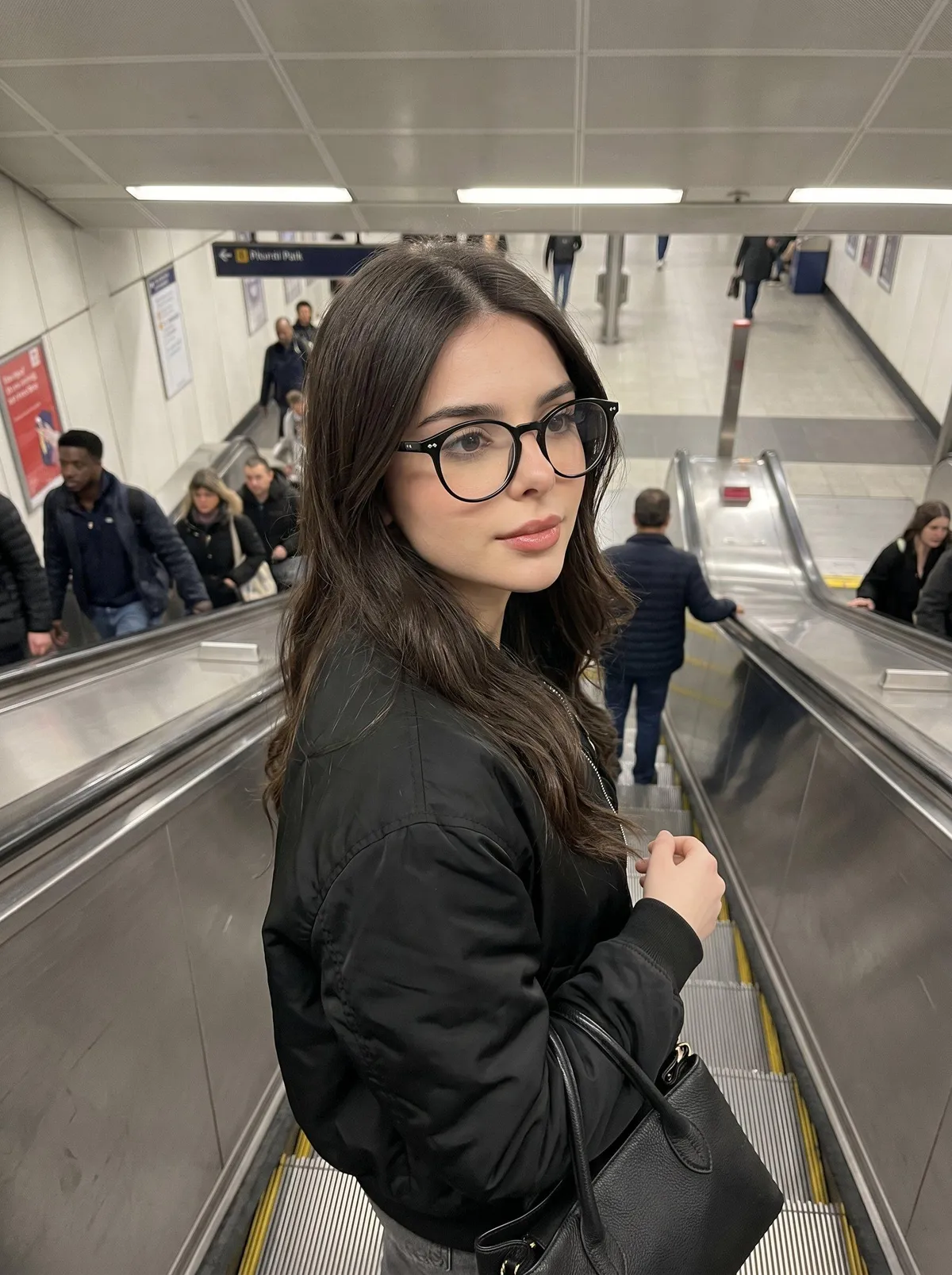 Glasses In Fashion Portrait