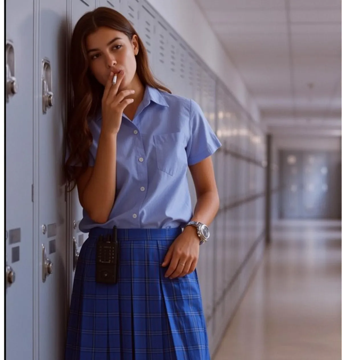 Rings In Skirt Portrait