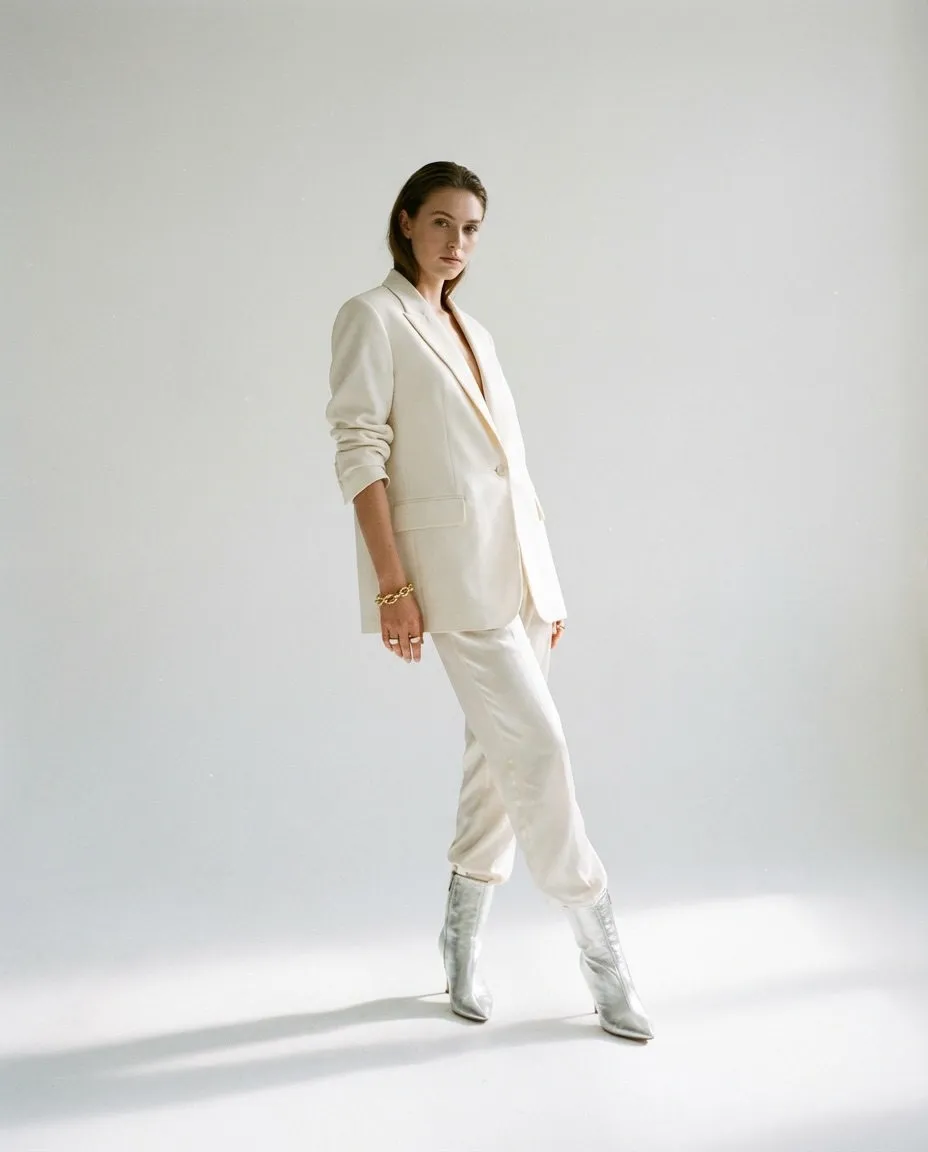 White Cyclorama Fashion Portrait
