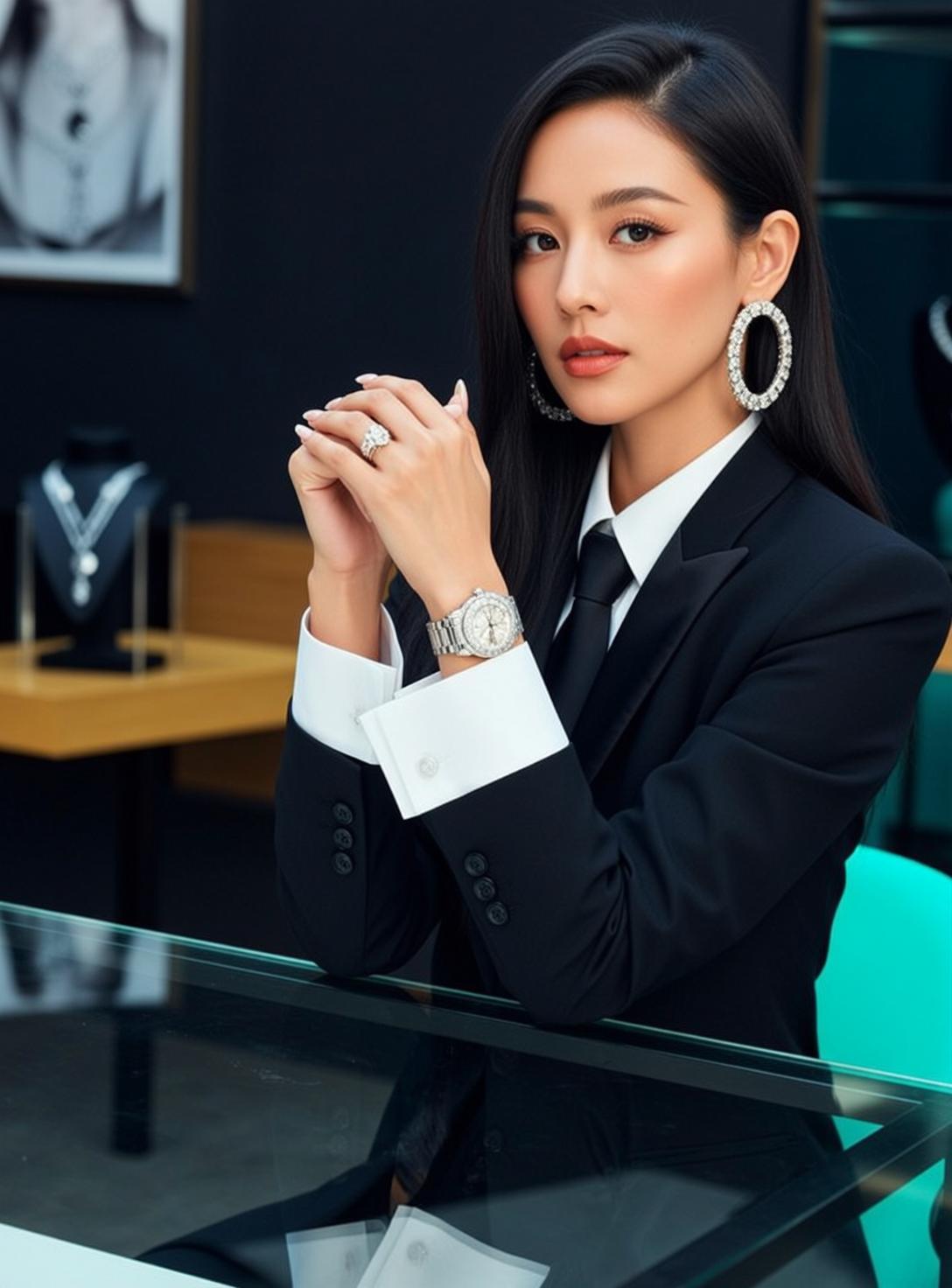 Jewelry Store Tuxedo Portrait