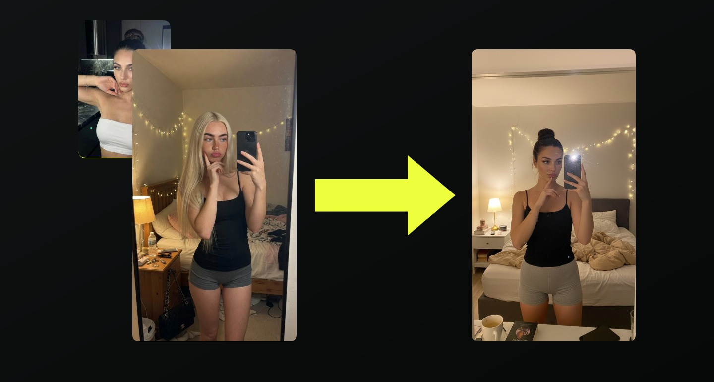 Lily remix walkthrough for Black Tank Top Bedroom Mirror Selfie