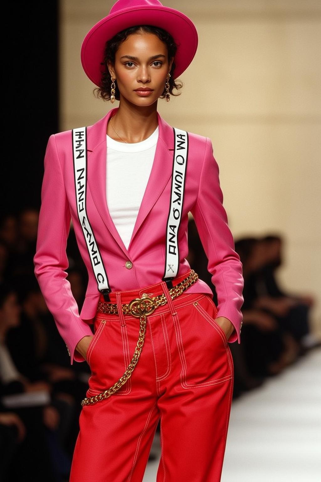 Fashion Week Curly Dark Brown Medium Tan
