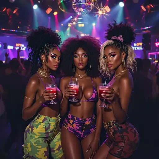 Vibrant Urban Club Trio