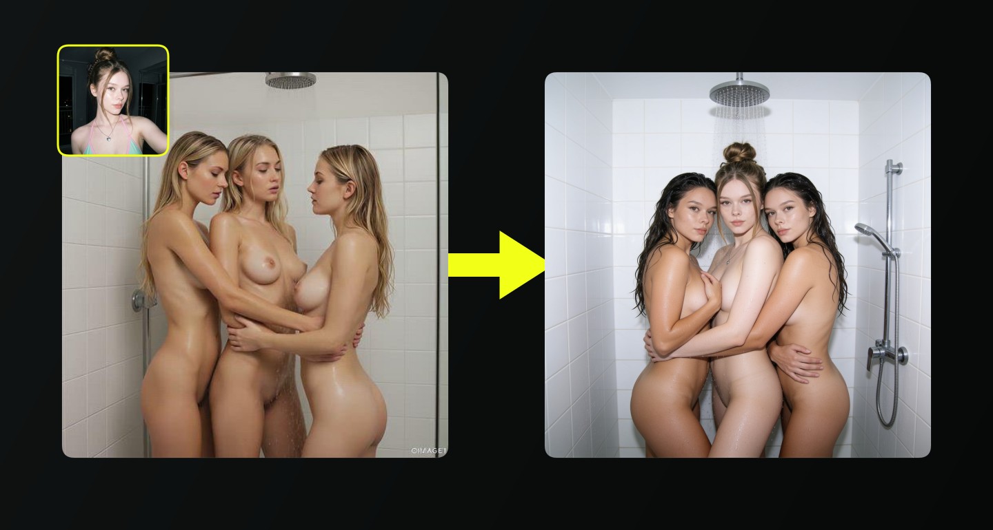 Mila remix walkthrough for Nude Women Shower Glistening Wet Skin Overhead Lighting