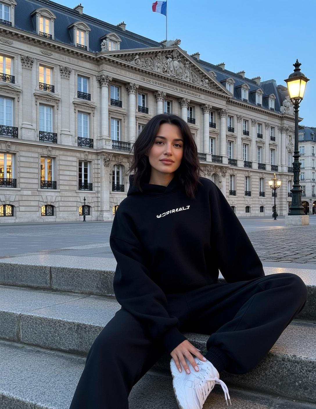 Explore Seated Stone Steps Facing Her Body