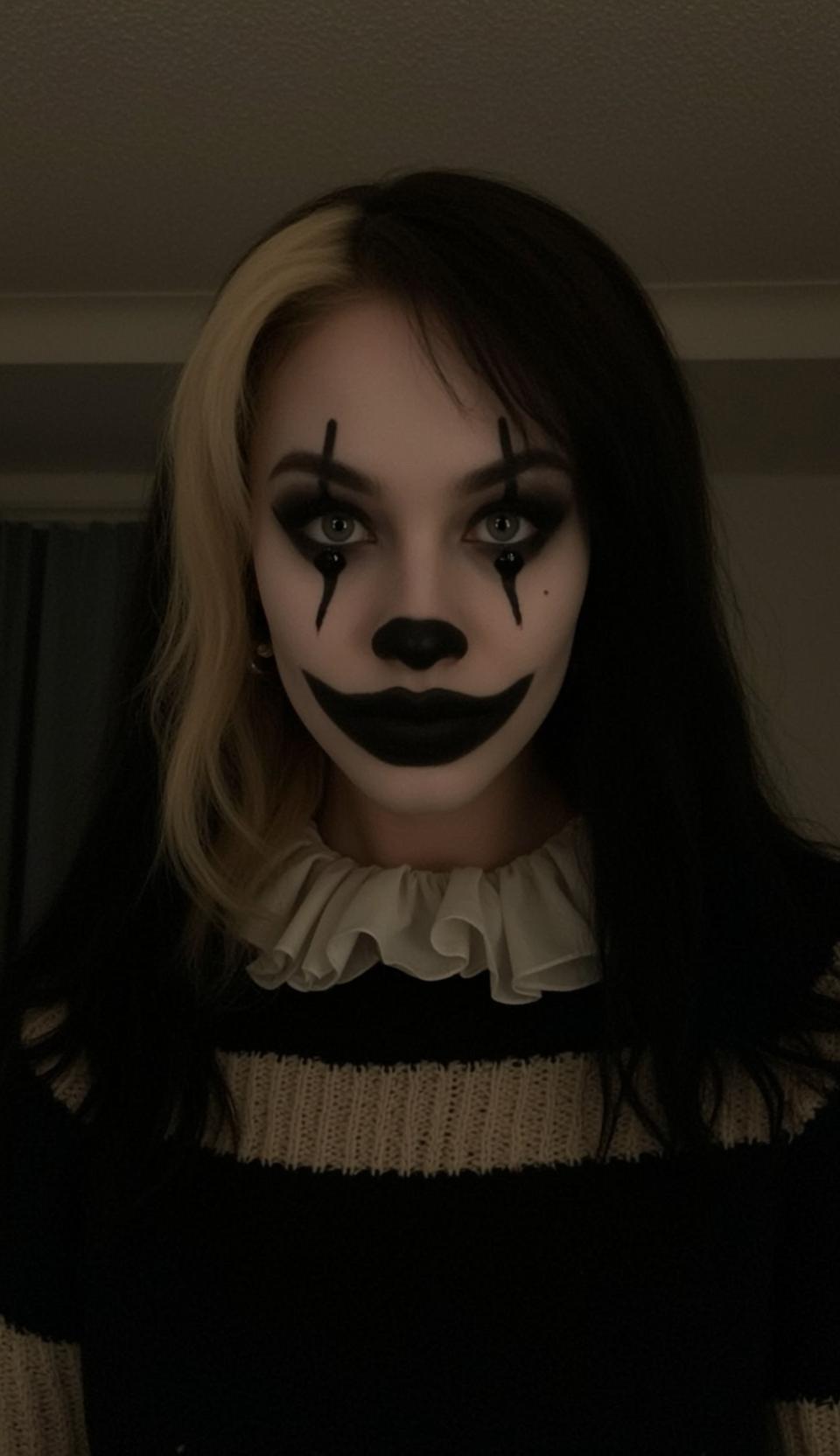 Classic Clown Stripe Portrait