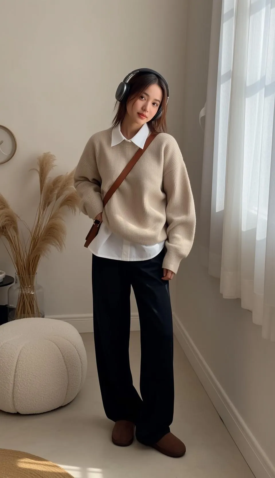 Autumn Young Dark Brown Shoulder-length Fair Beige