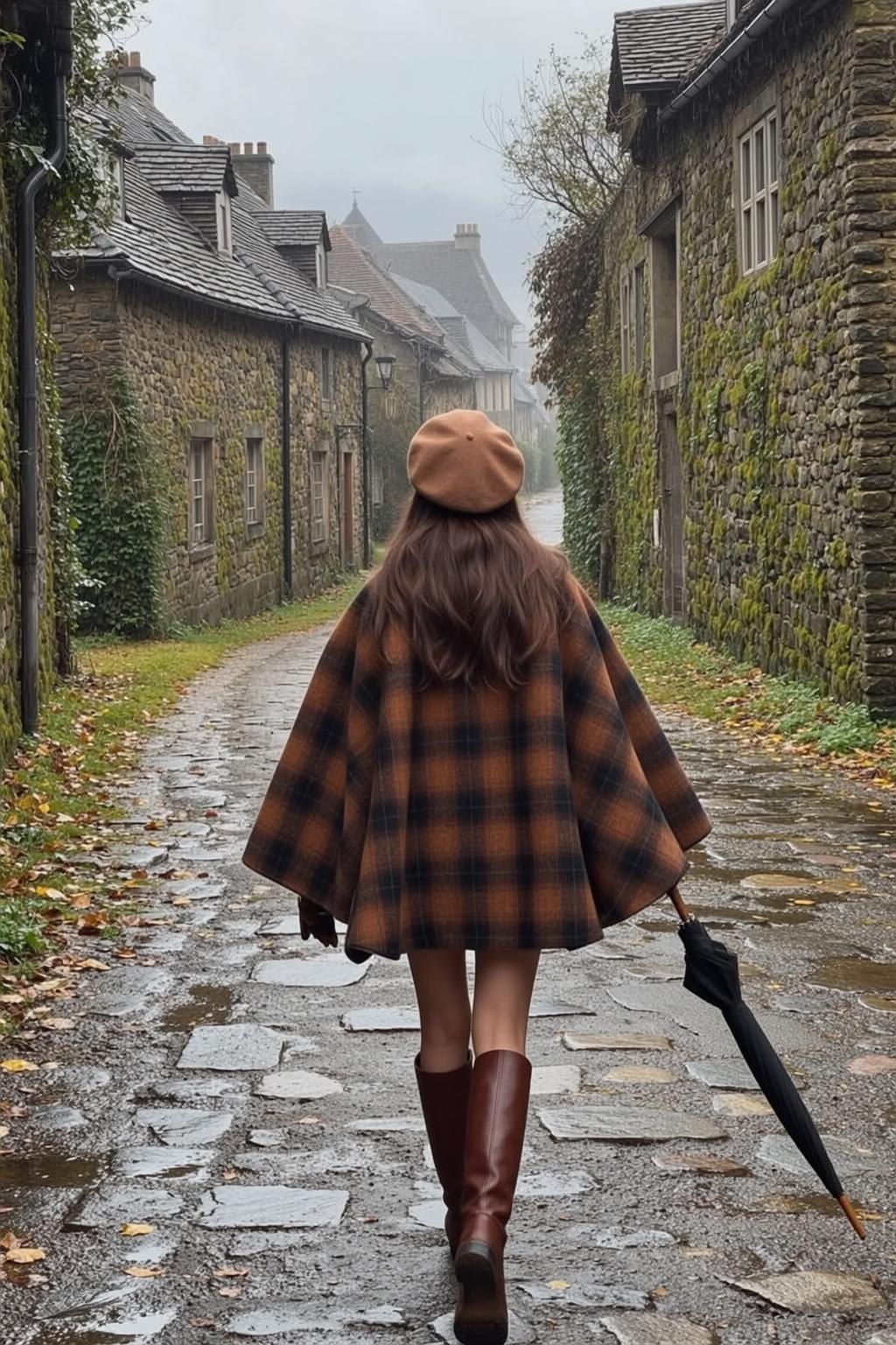 Autumn Young Long Wavy Dark Brown Fair