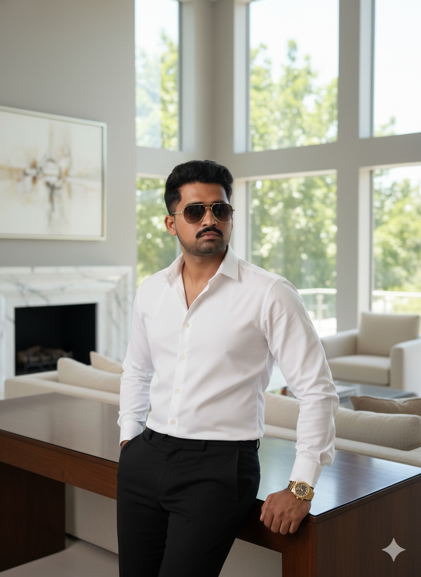Elegant Living Room Portrait