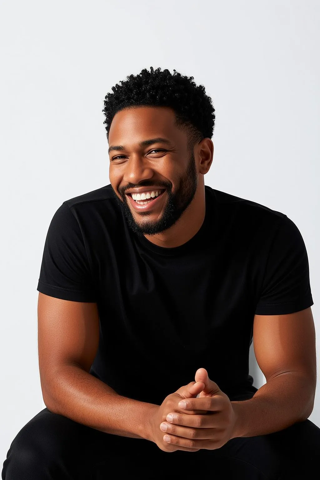 Wide Smile Seated Portrait