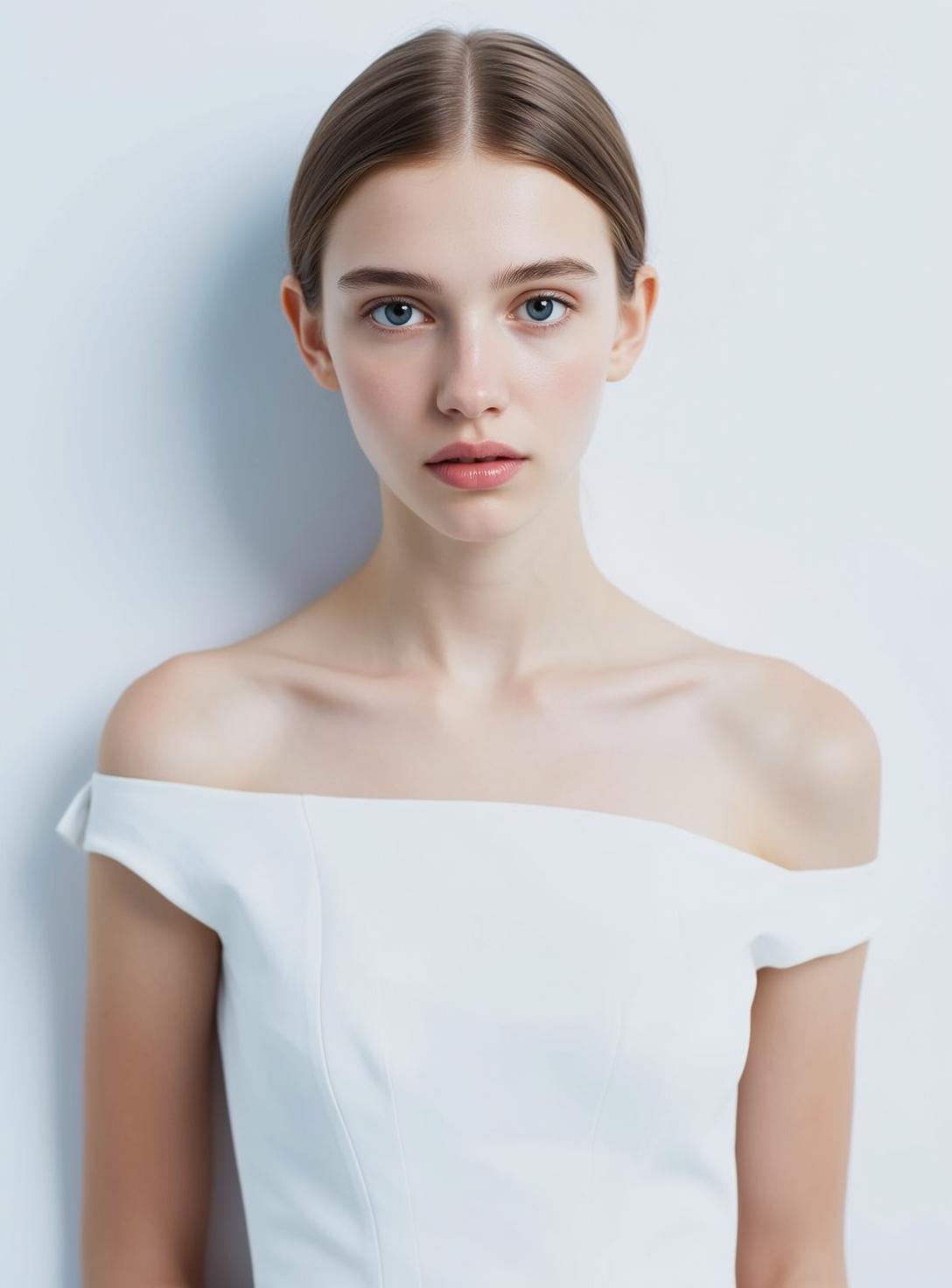 Off Shoulder White Dress Studio