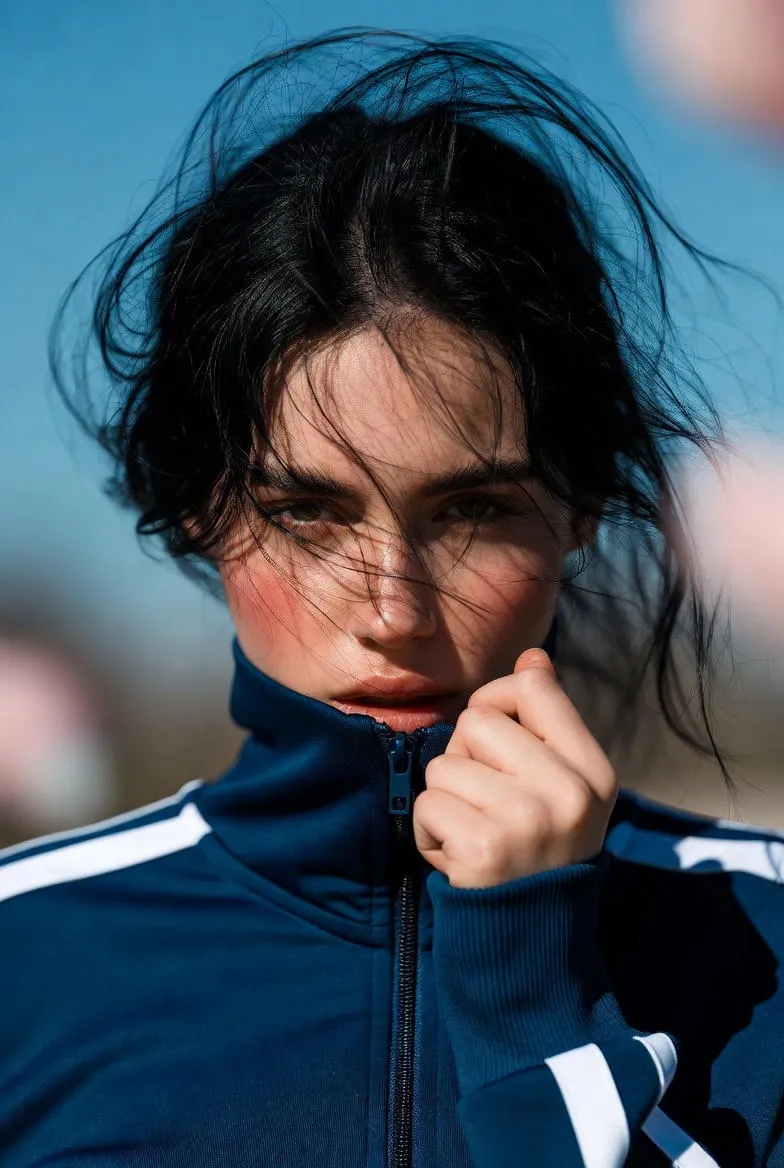 Edgy Elegance: A Portrait in Motion