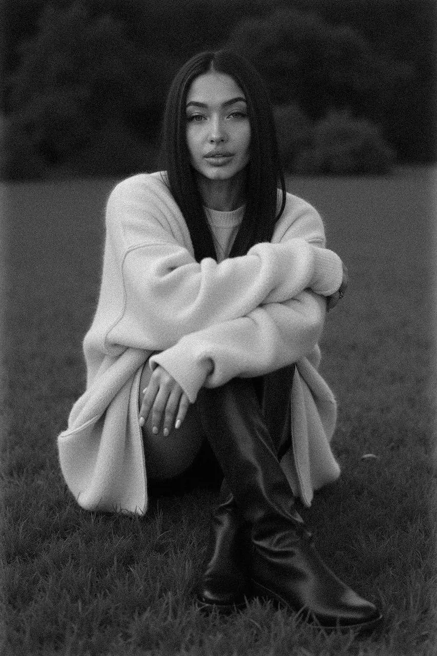 Monochrome Calm Portrait
