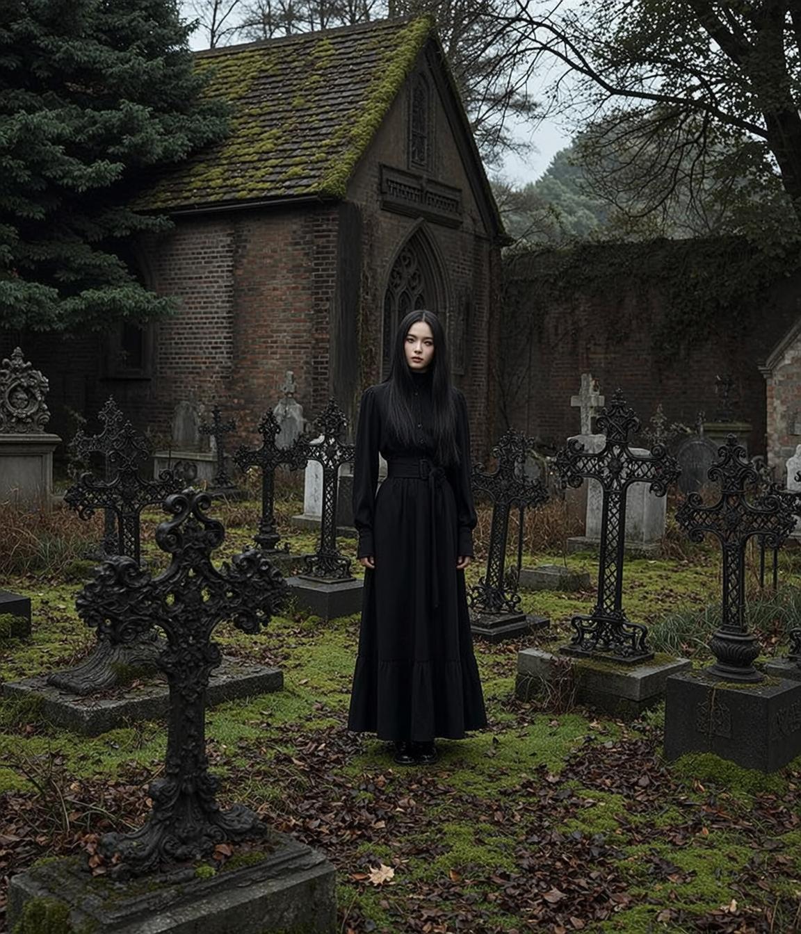 Cemetery Blouse Portrait
