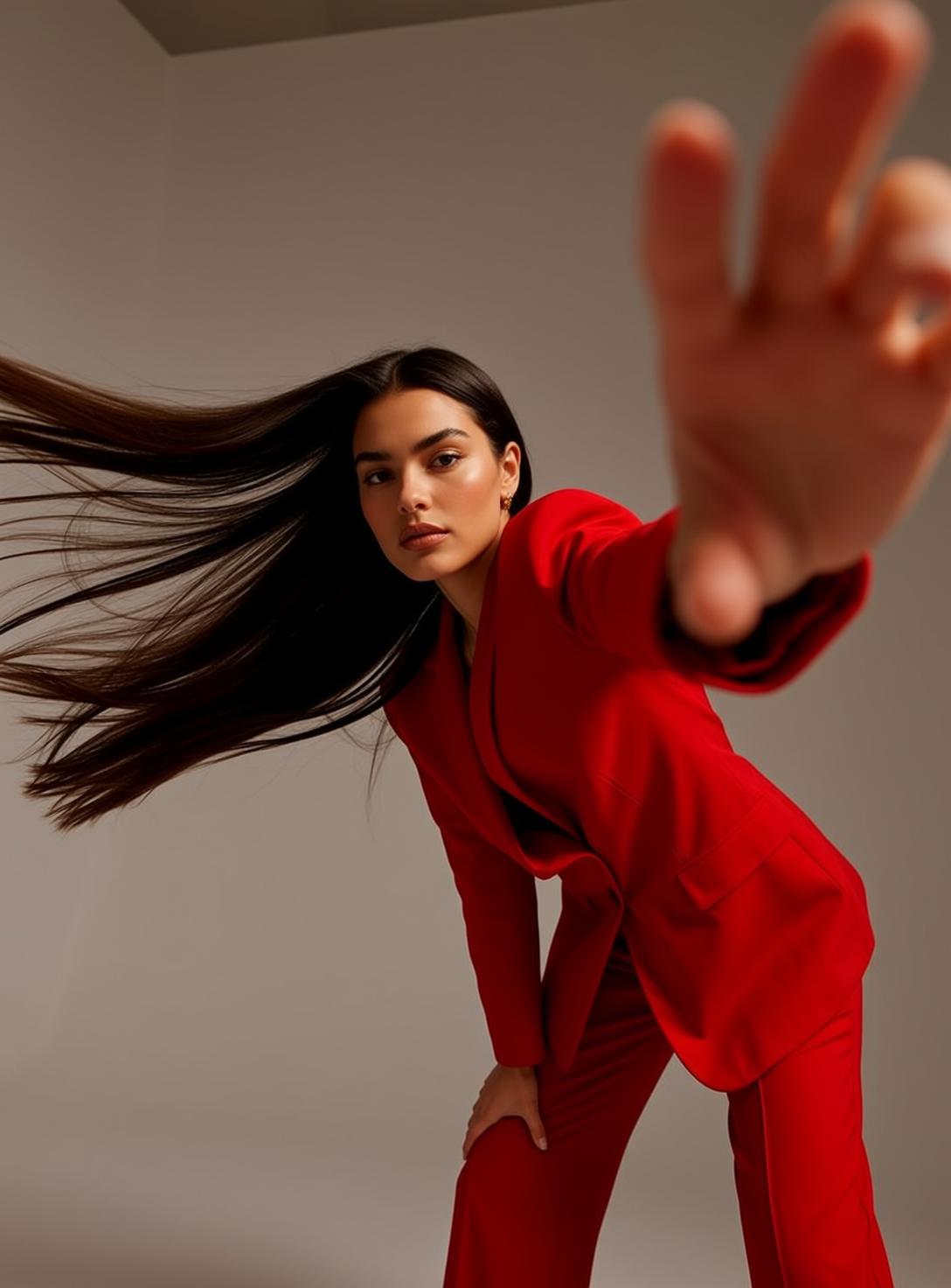 Red Suit Forward Reach