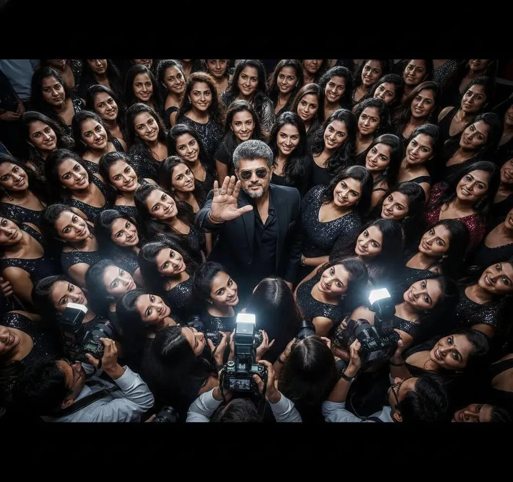 Sunglasses Dark Suit Stop Gesture Surrounded By Crowd
