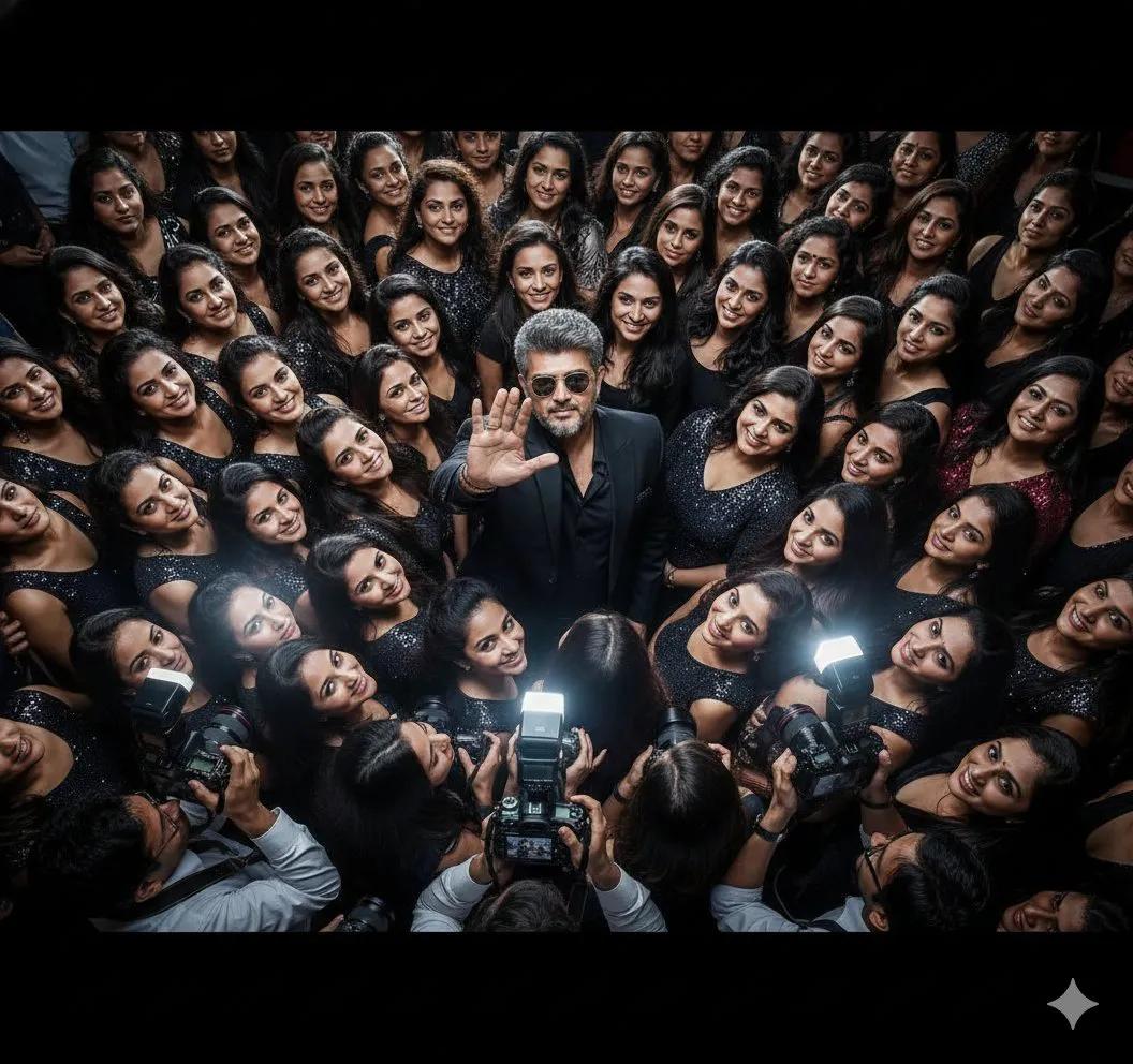 Dark Suit Stop Gesture Surrounded By Crowd