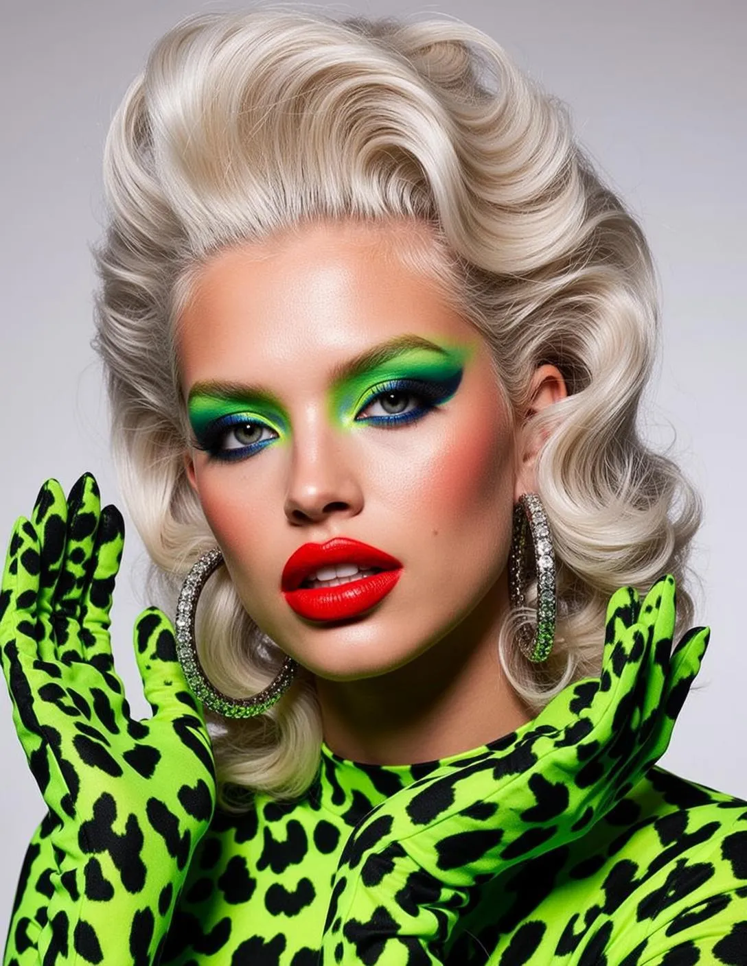 Earrings Makeup And Lash Extensions In A Studio