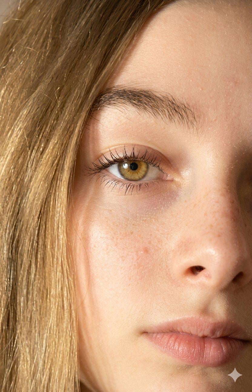 Eye Close Up Soft Natural Light Hyperdetailed Skin Texture
