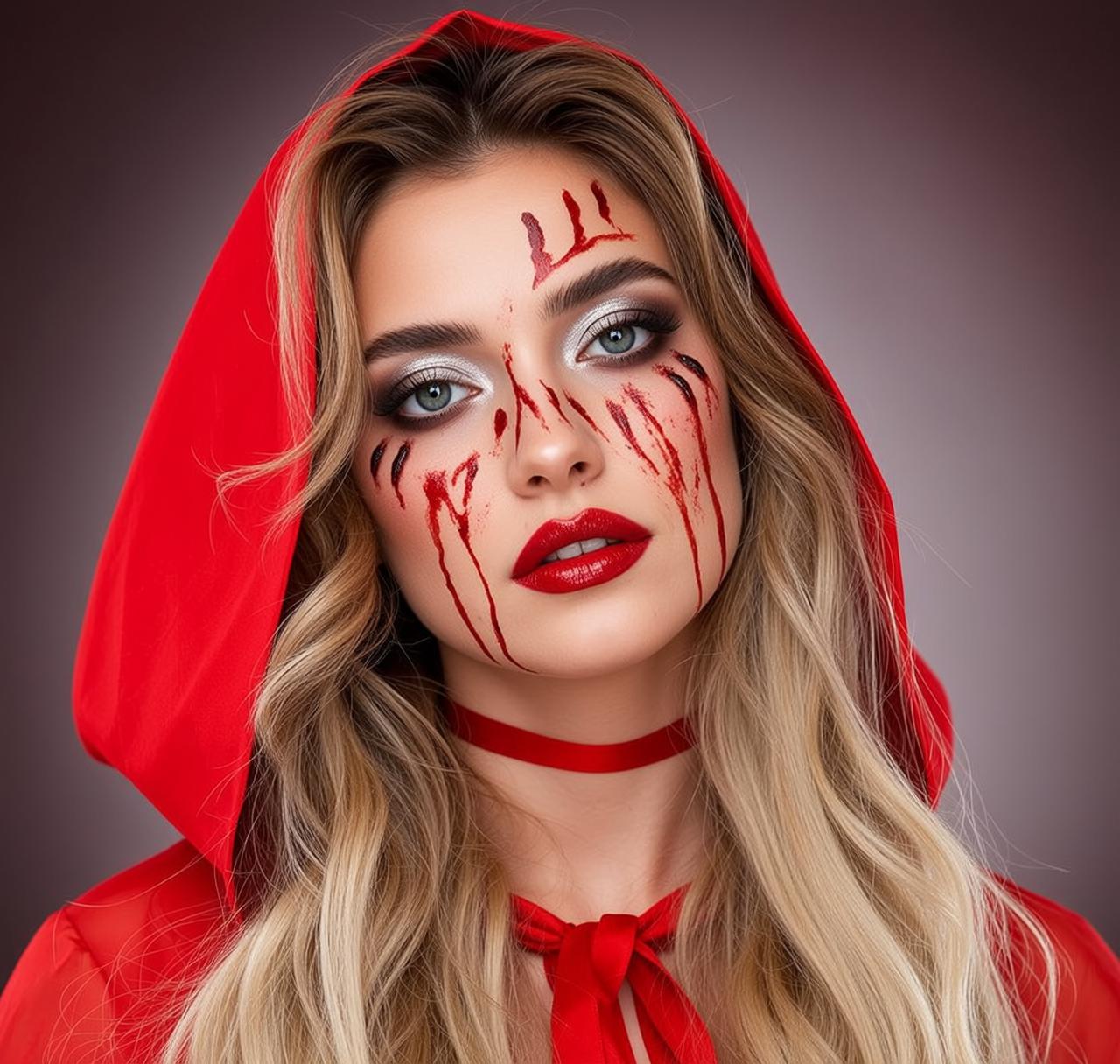 Red Cape Gothic Portrait