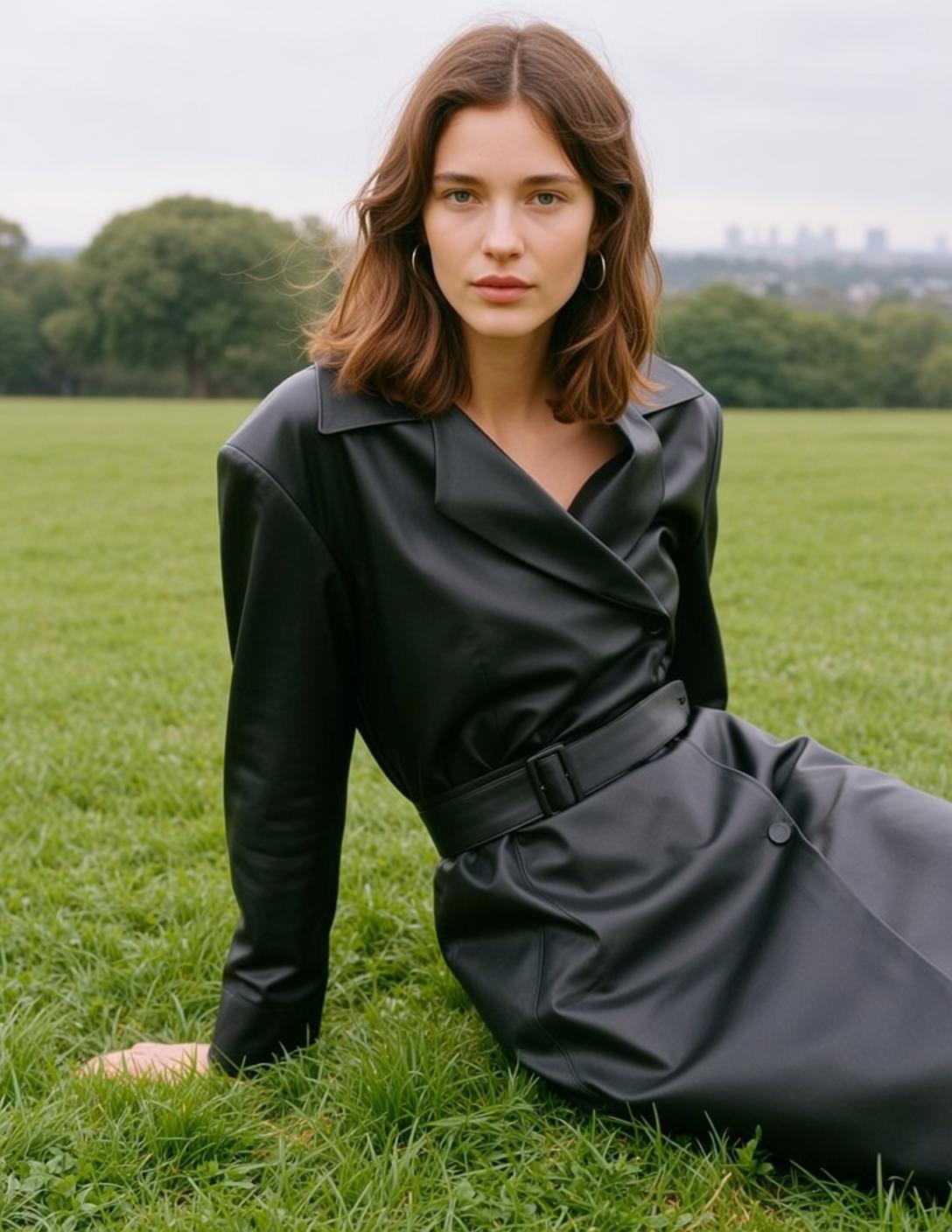 Grass Lounge Fashion Portrait
