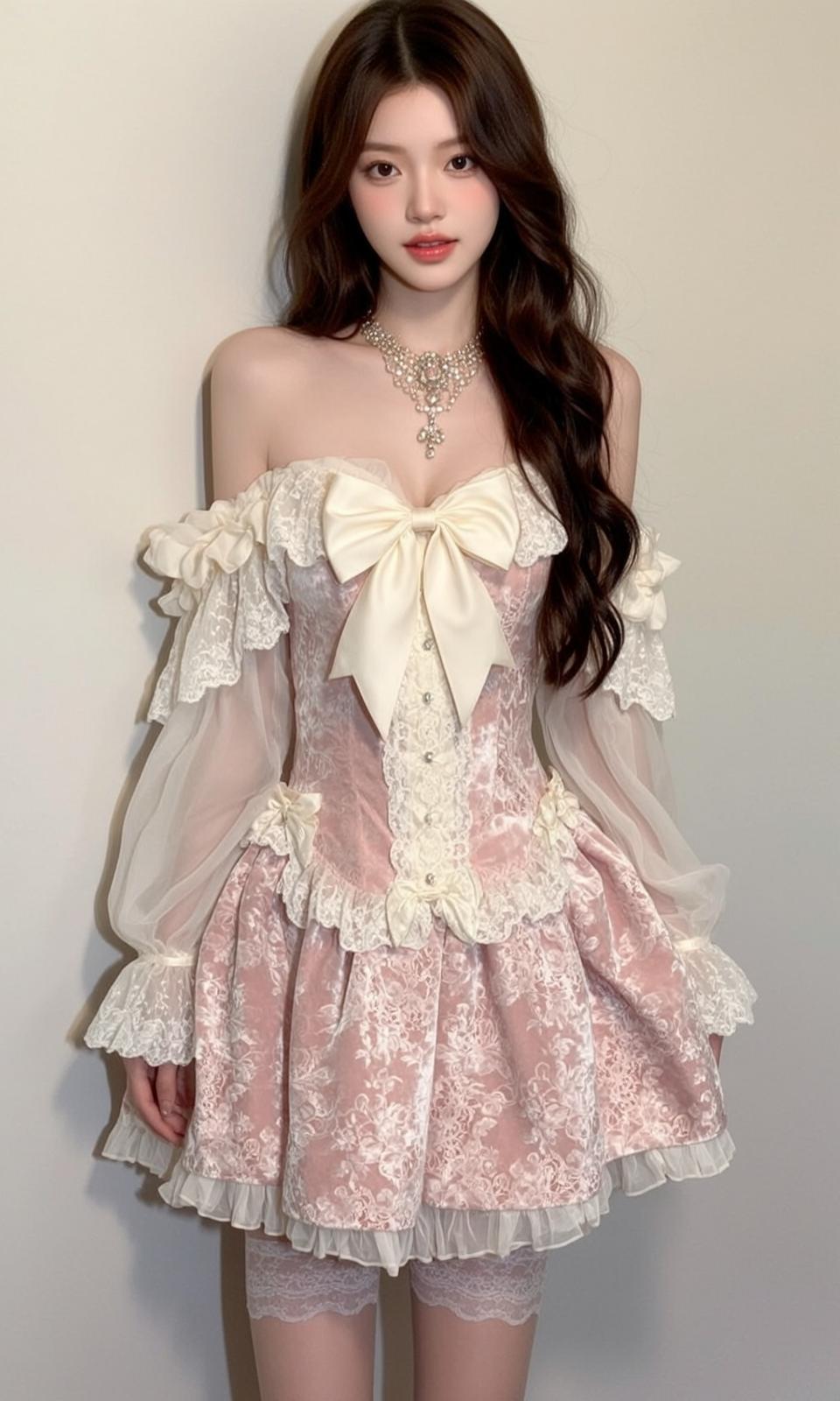 Pink Velvet Corset Studio Look