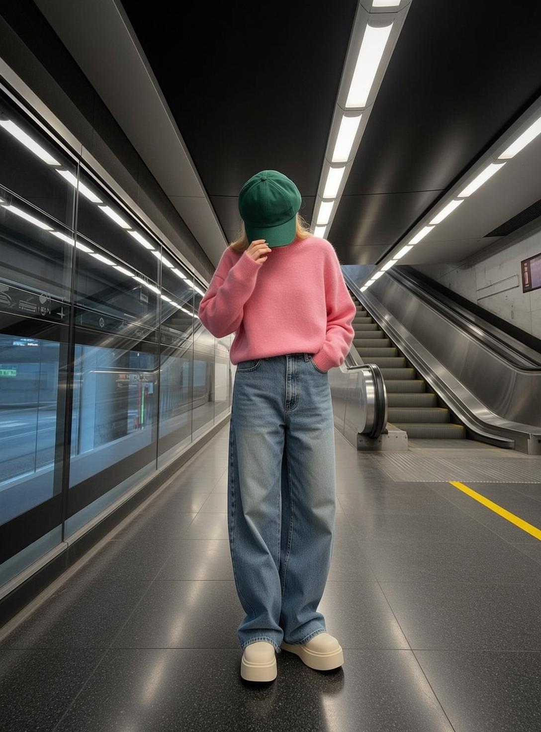 Explore Stands Facing Forward Their Head Slightly