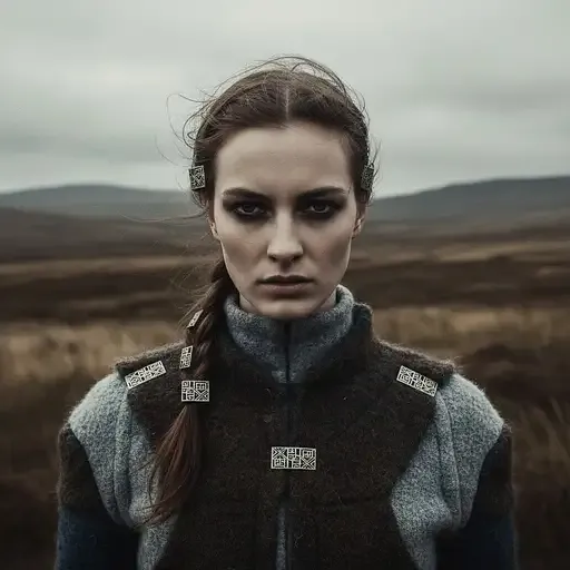 The Woman The Field Dressed For The Camera The Style