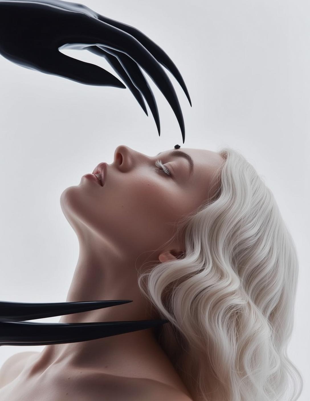 Black Claw Surreal Portrait