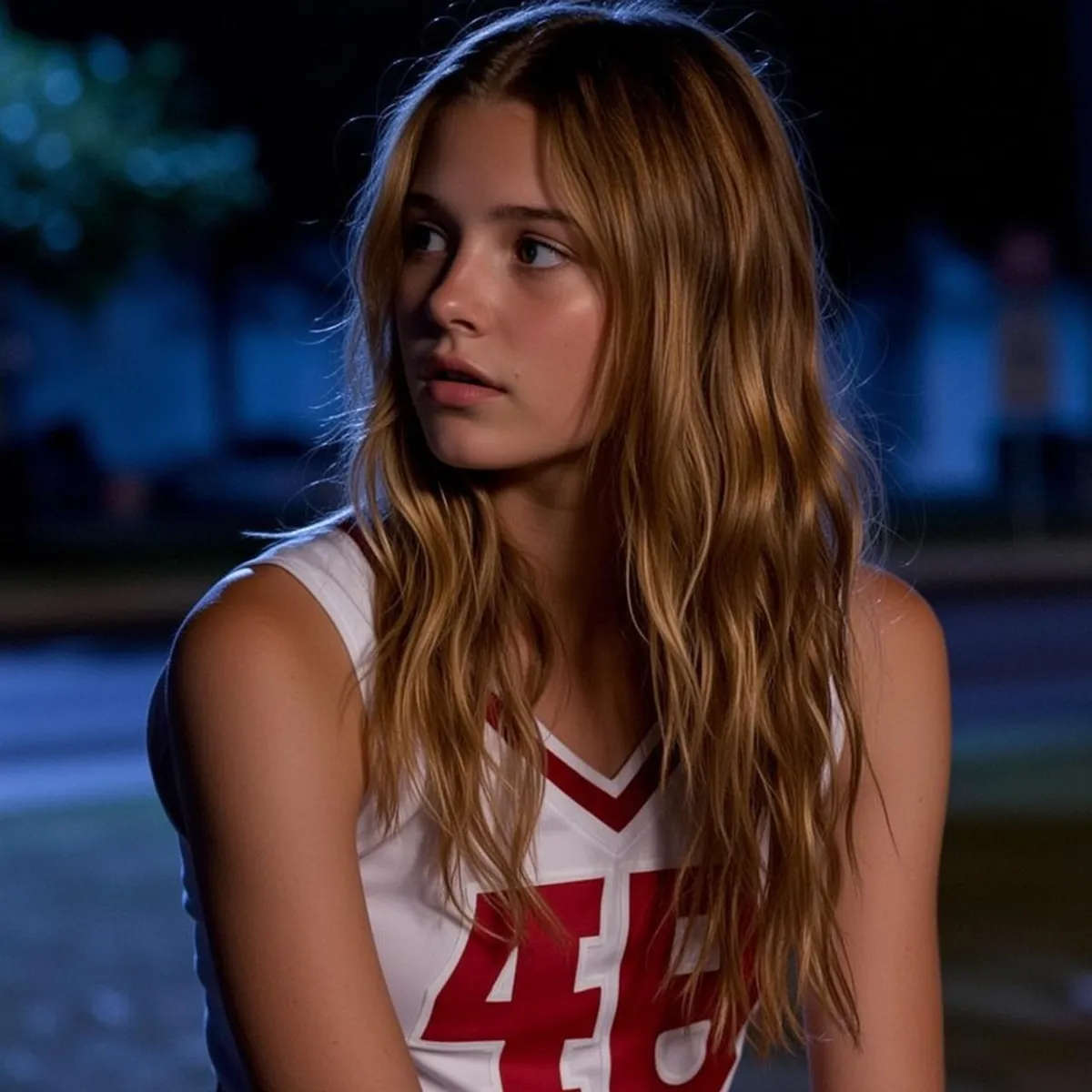 White Number 46 Tank Top