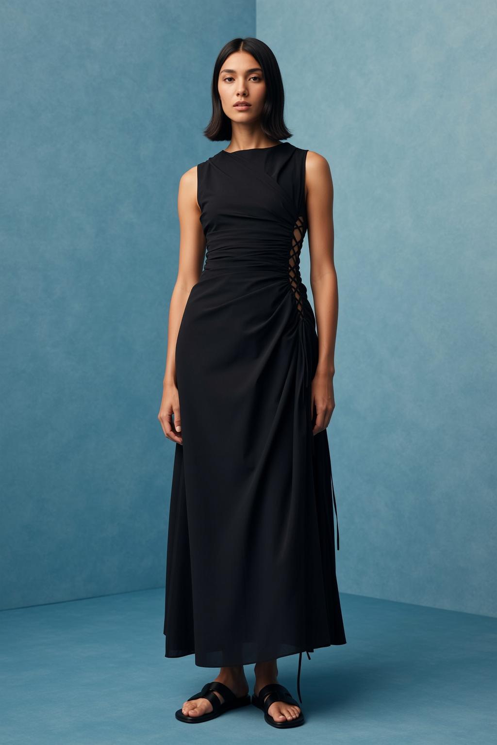 Casual Short Dark Straight Medium Toned Black