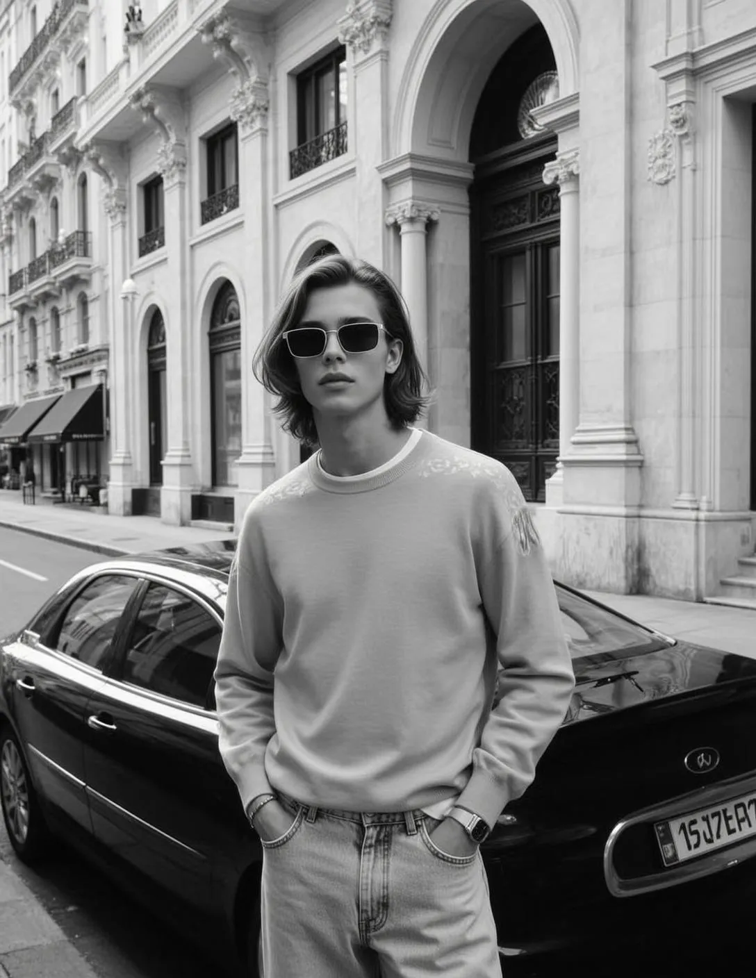 Sunglasses In Styled Portrait