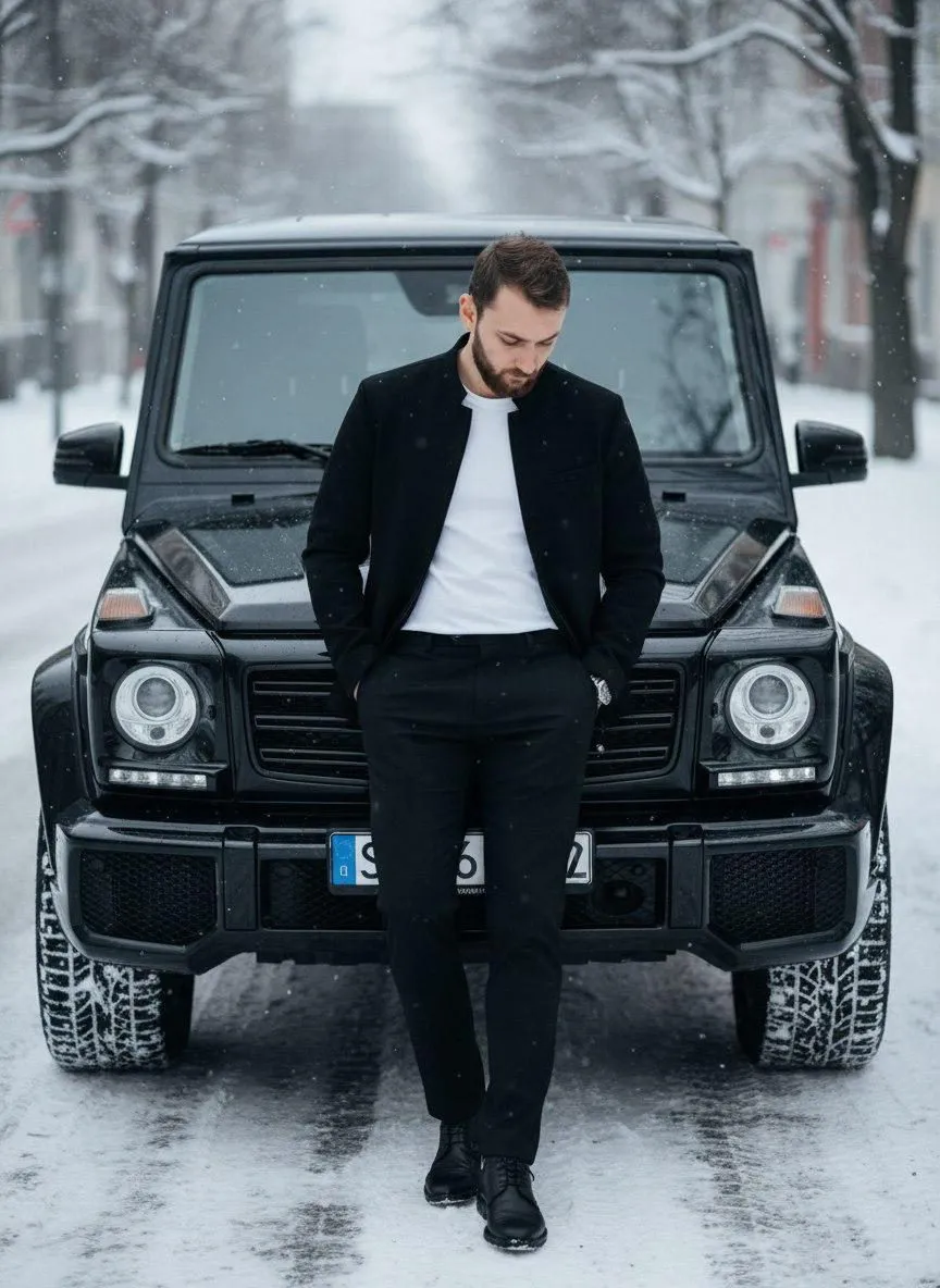 Winter Street Jacket Car Lean