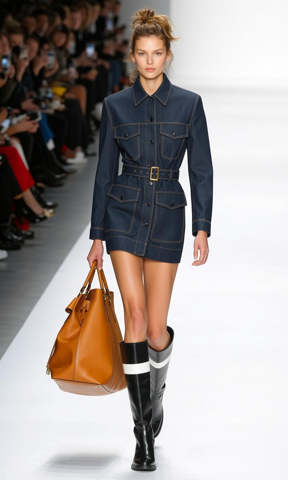 Fashion Week Young Pulled Messy Bun Fair