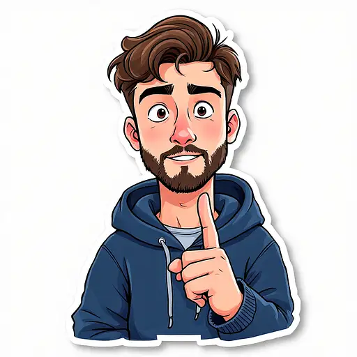 Cartoon Profile Headshot
