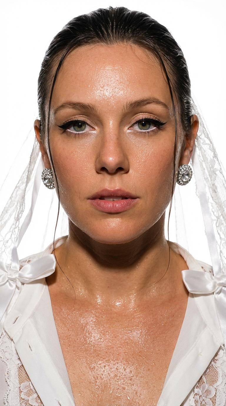 Photorealist Extreme Close Up Face And Shoulders