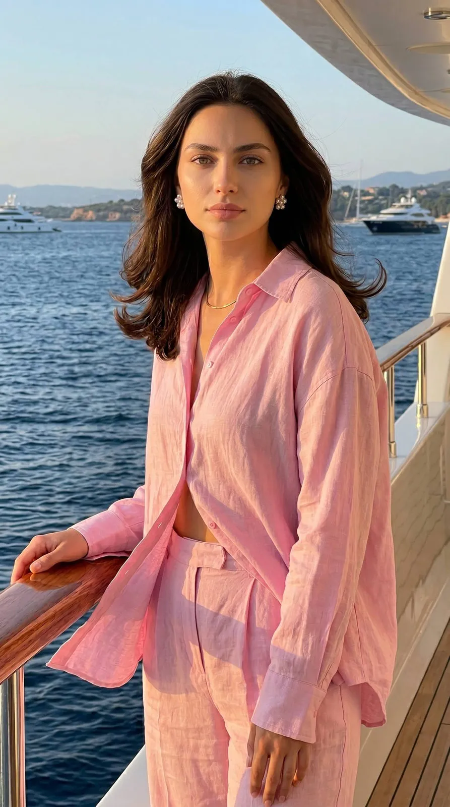 Earrings In Fashion Portrait