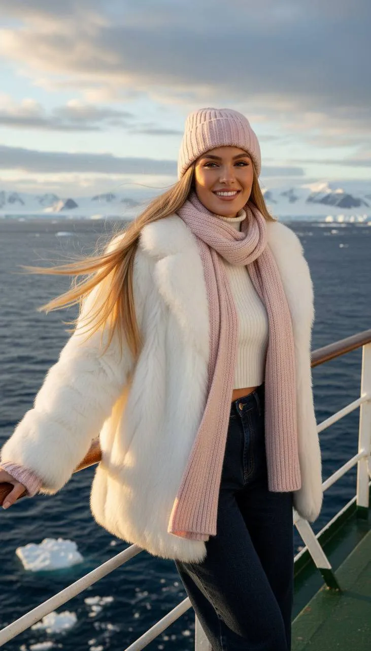 Antarctic Fashion Portrait