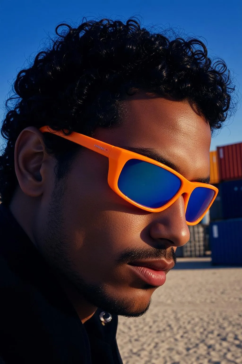 Sunglasses With Black Jacket