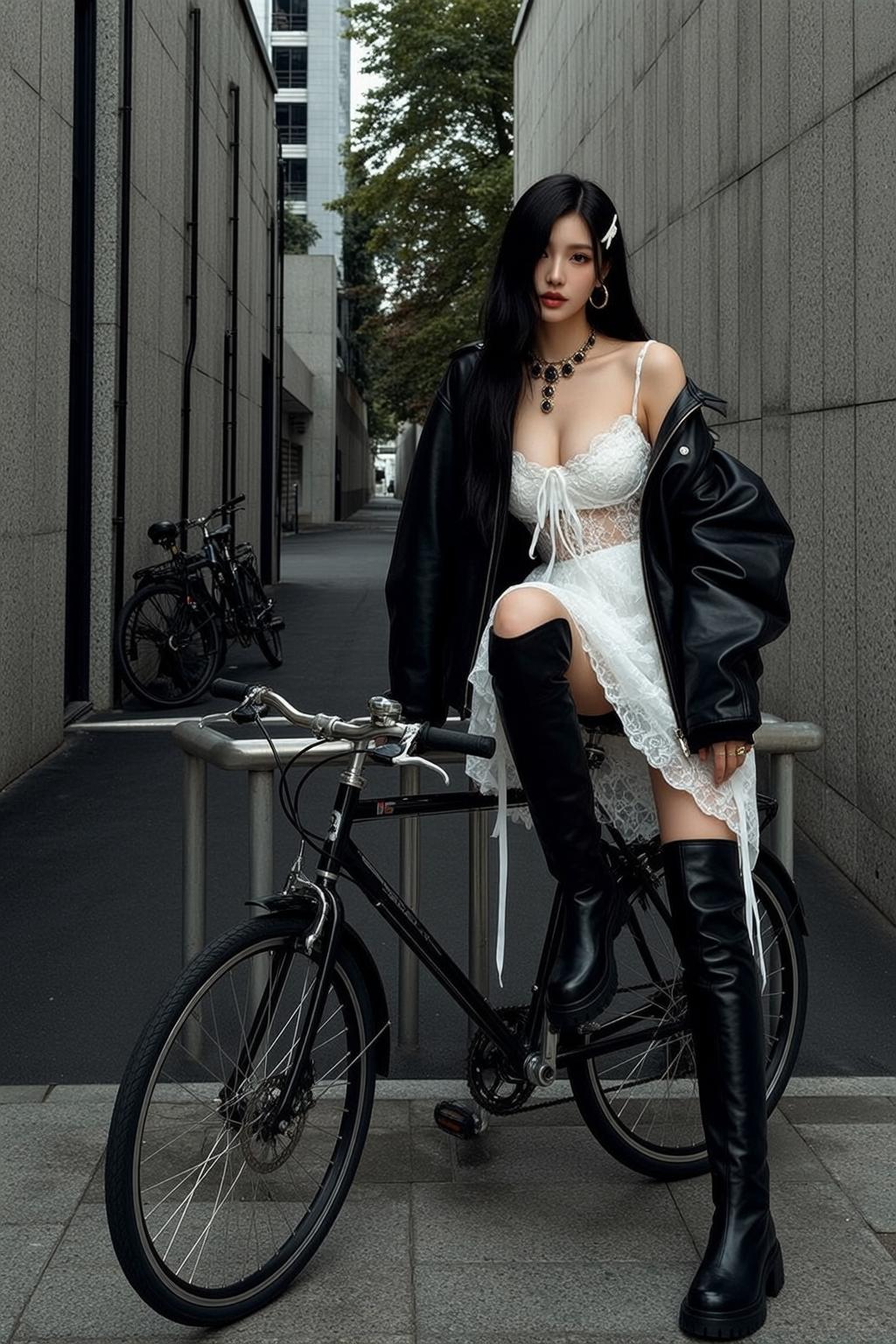 Black Lace Bicycle Alley