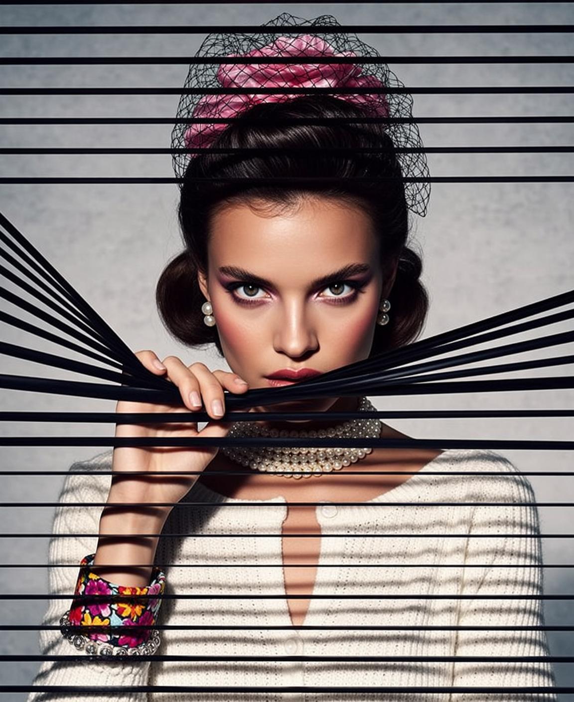 Creative Young Dark Brown Styled Retro Updo