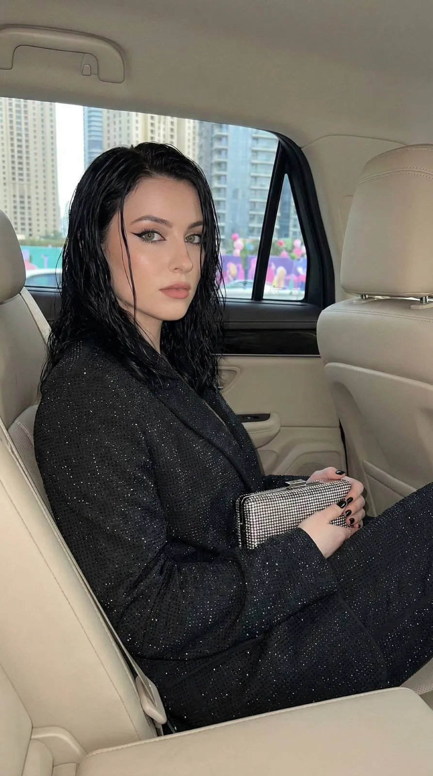 Makeup In Car Portrait