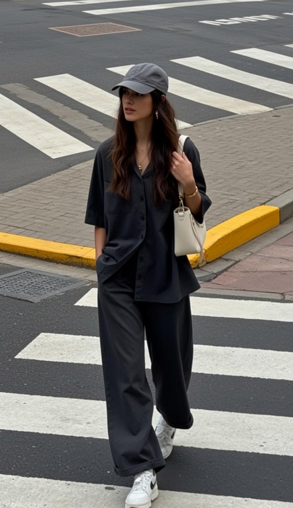 Casual Young Long Wavy Dark Brown Fair