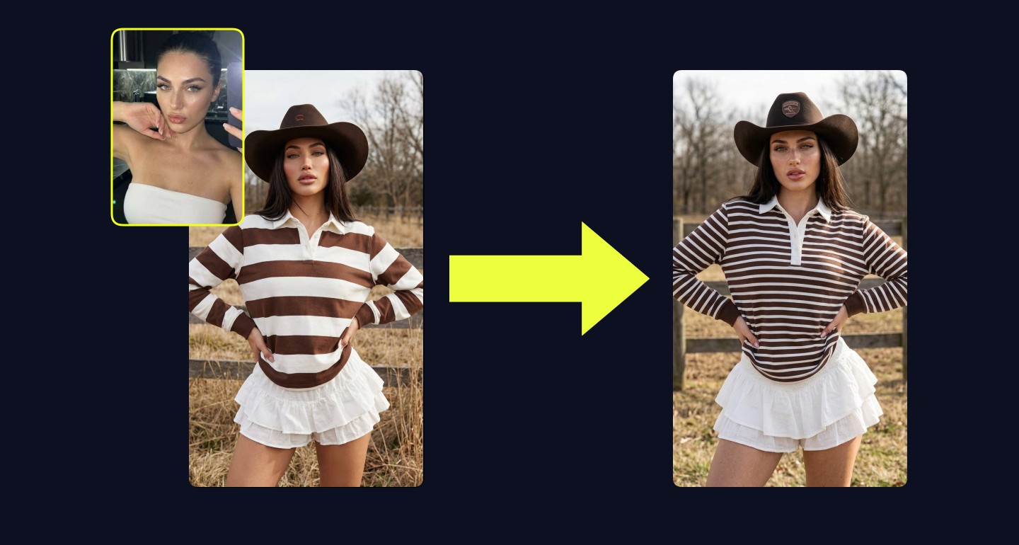Lily remix walkthrough for Cowboy Hat Striped Shirt Rural Field