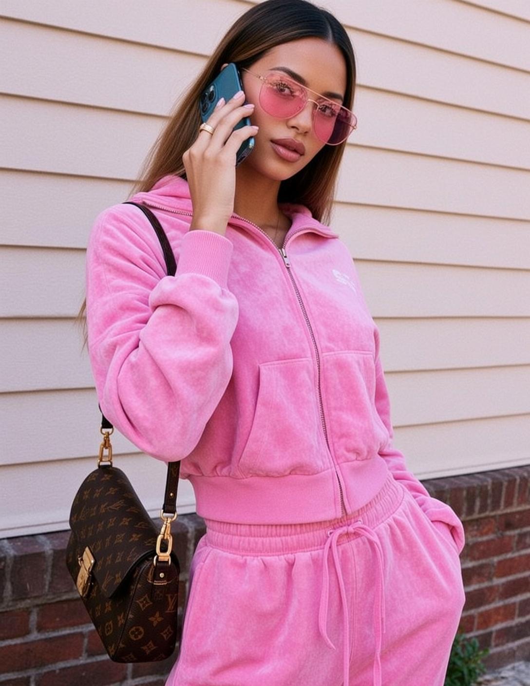 Y2k Young Long Brown Straight Light-skinned Pink