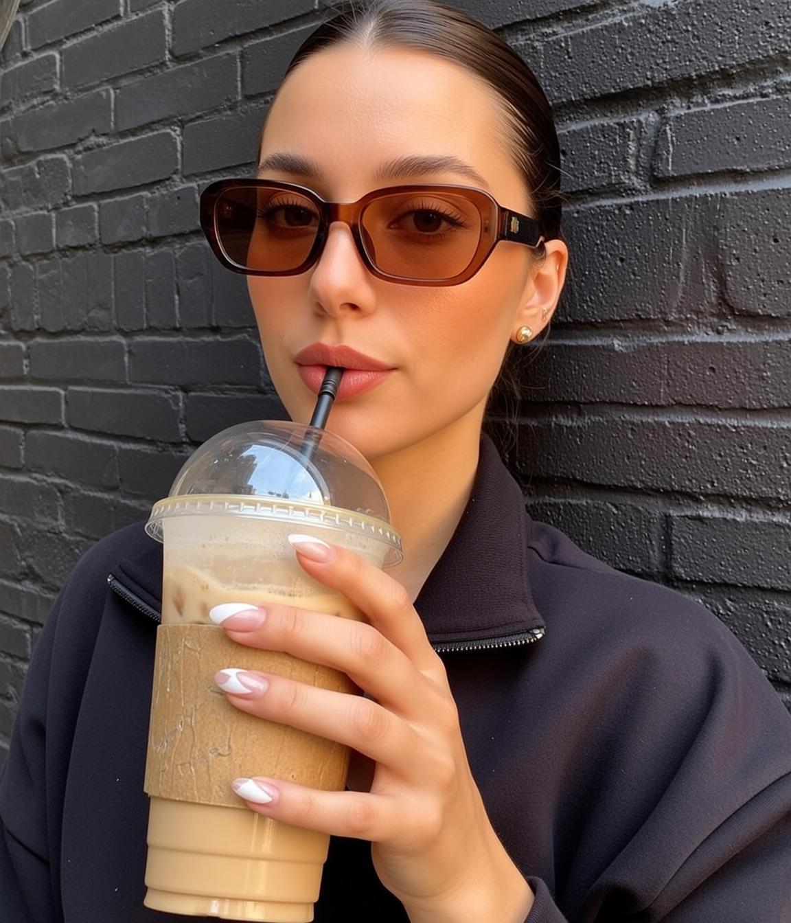 Explore Medium Captures Holding Large Iced Coffee