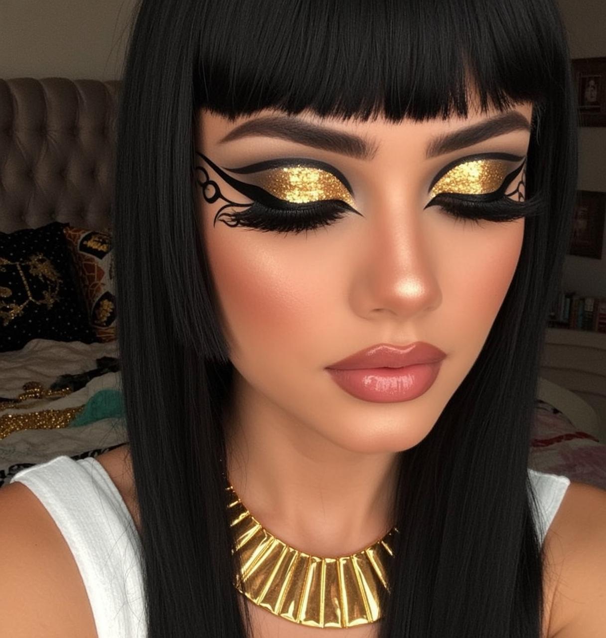 Cleopatra Makeup Portrait Study