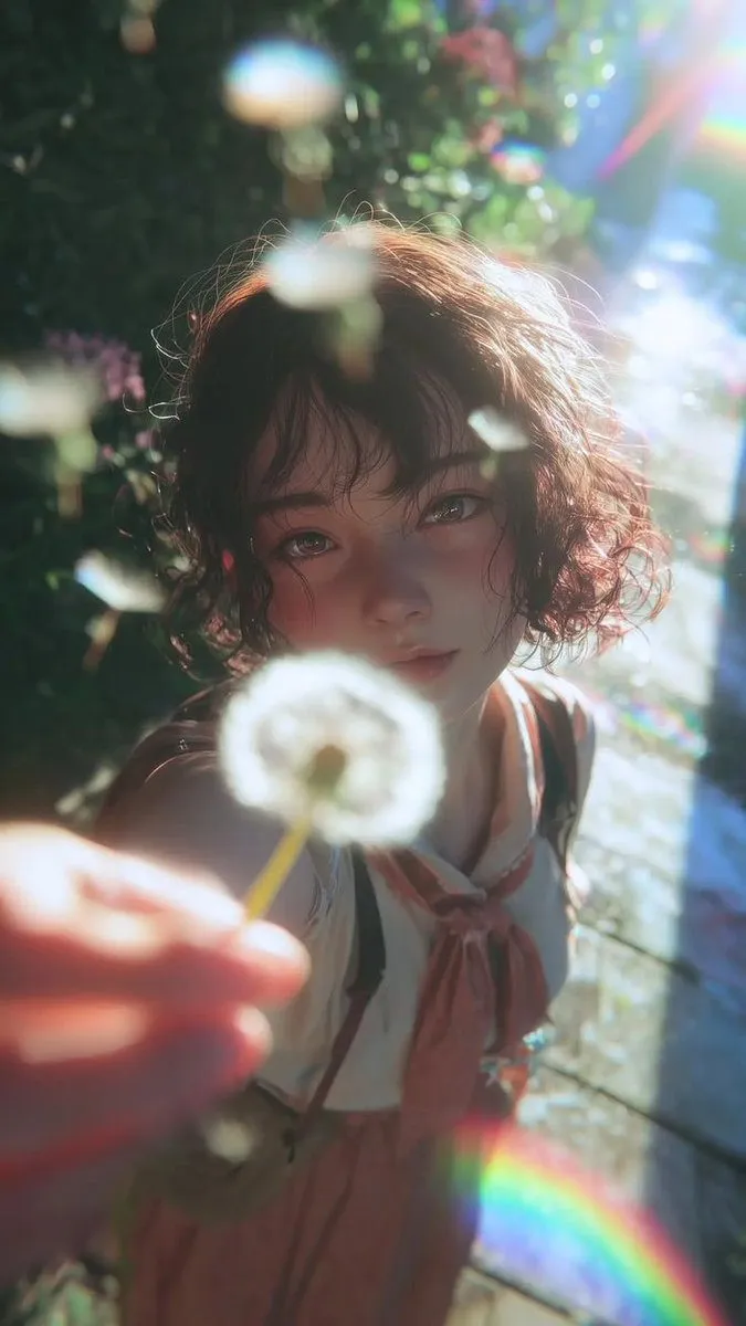 Sailor Uniform Dandelion Portrait