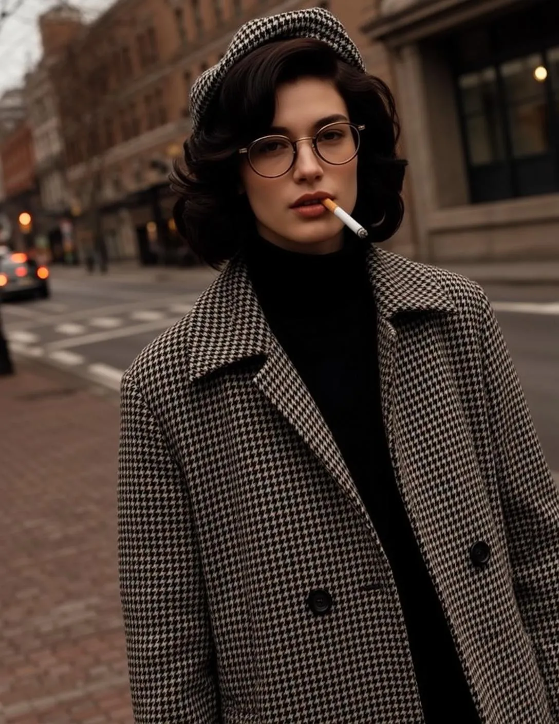 Glasses In City Street